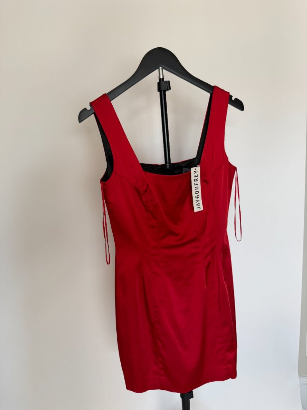 Jay Godfrey Red Cocktail Dress